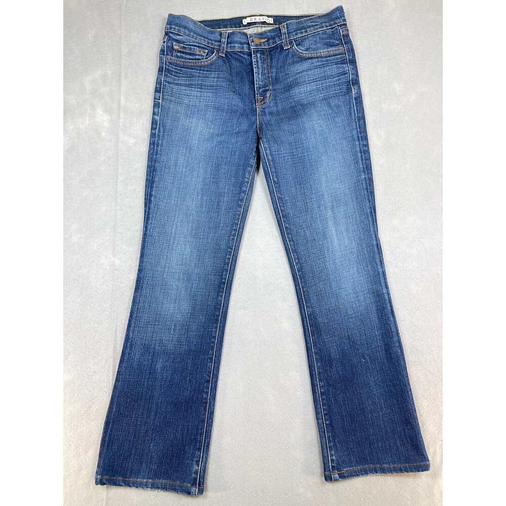 J‎ Brand Jeans Womens Size 29 Straight Leg Low Rise Darkvint USA